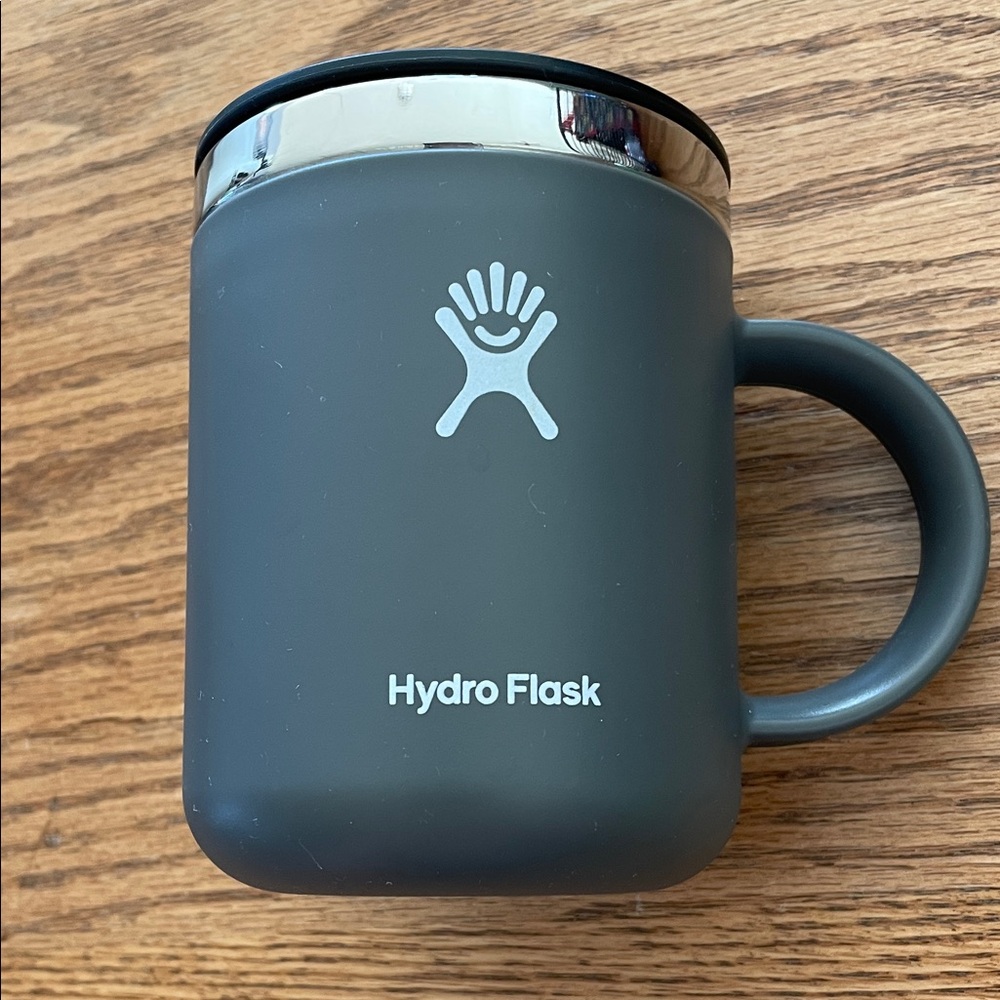 Hydro Flask Charcoal Mug with Metallic Rim